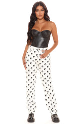 Tall Yin Yang High Rise Straight Leg Jeans - White/combo Ins Street